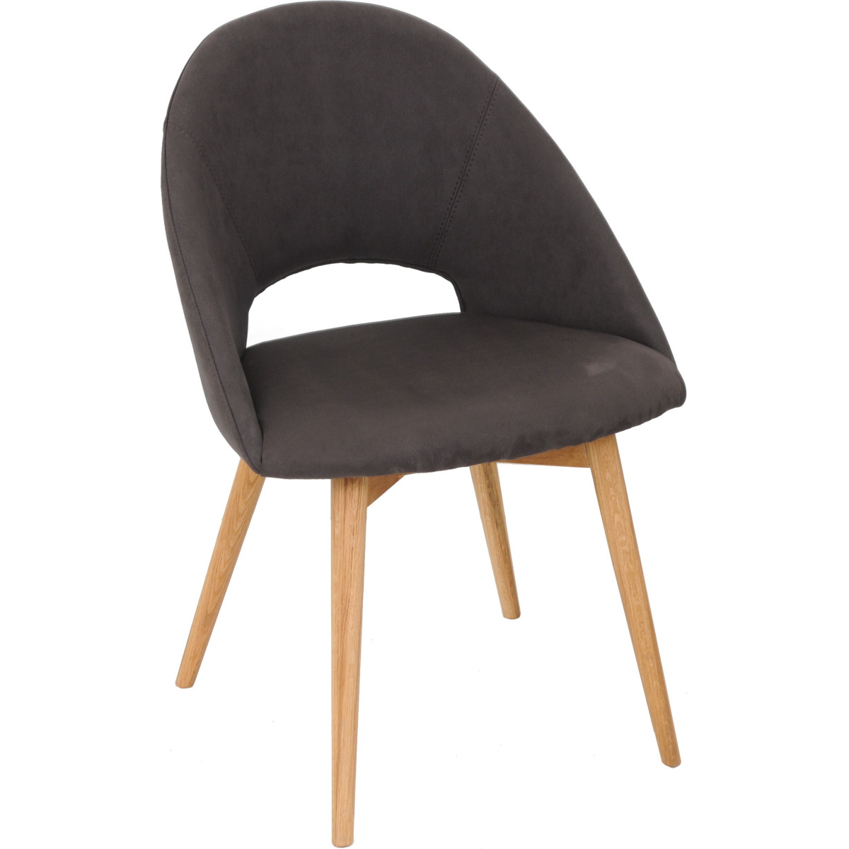ROUBAIX solid oak upholstered chair