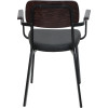 LILLE steel plywood armchair