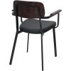 LILLE steel plywood armchair