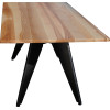 Table DIEPPE métal bois massif contemporain 2