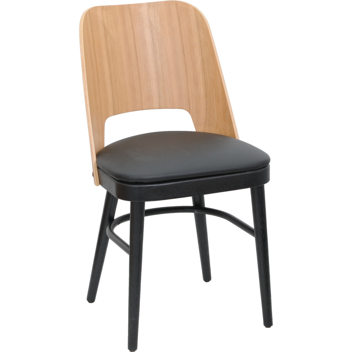 DEBIRA chair solid oak upholstered