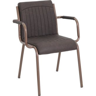 Fauteuil ALENÇON acier garni 