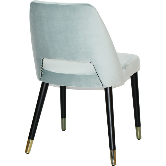 SANARY chair solid beech upholstered