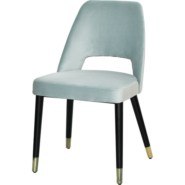 SANARY chair solid beech upholstered