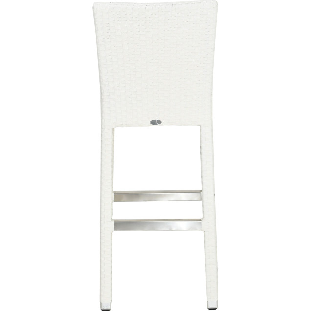 SCANDINAVIA aluminum stool with nylon weave
