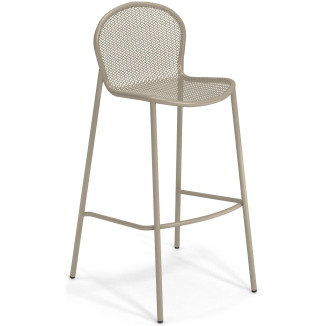 Terrassen-Barhocker RONDA XS EMU, aus Stahl, stapelbar