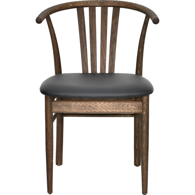 VERNAIS massief eiken fauteuil