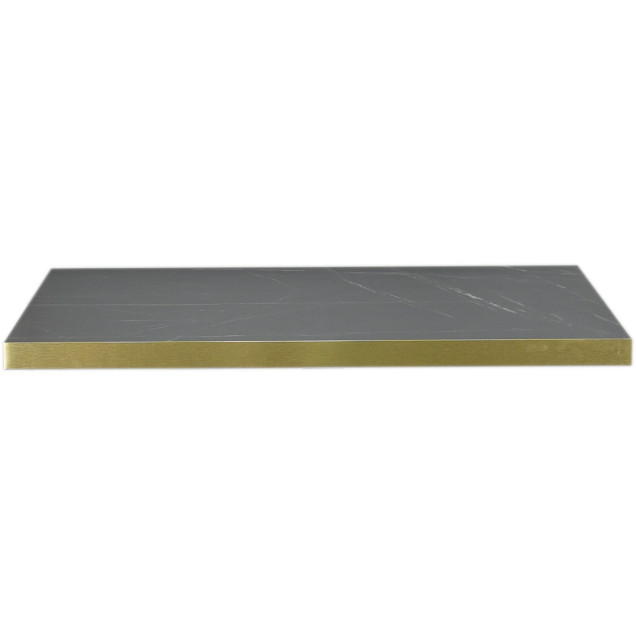 Tablero LAIGNY, cantos abs, dorado, laminado aluminio