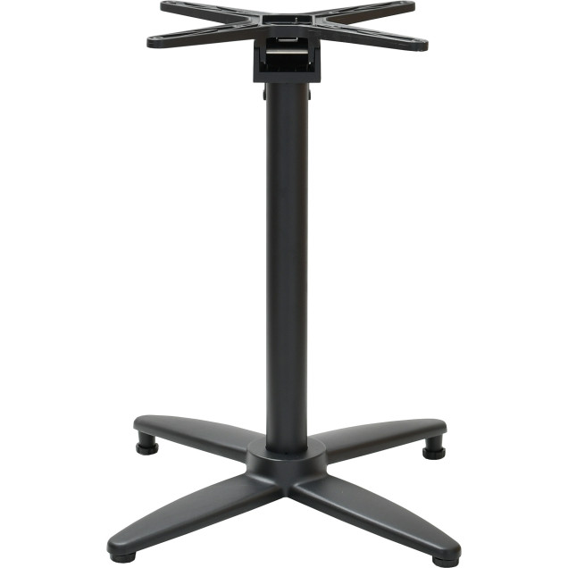 Base per tavolo terrazza LIMA 4 in alluminio a 4 bracci ribaltabile