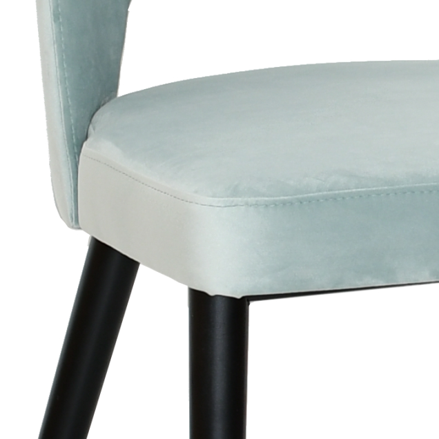 SANARY chair solid beech upholstered