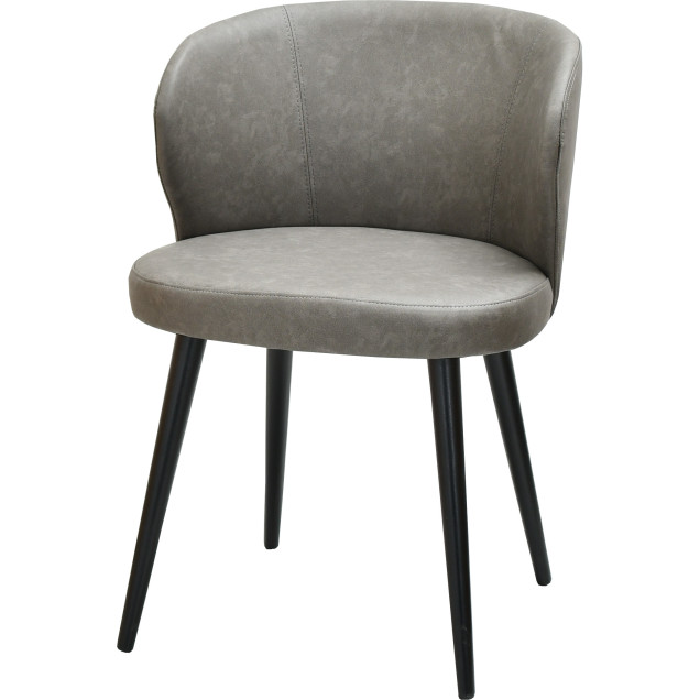 ARNOS solid beech armchair, upholstered
