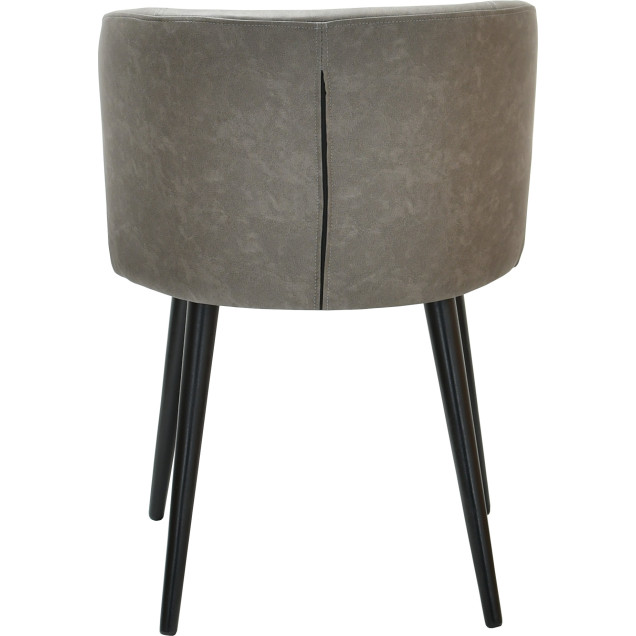 ARNOS solid beech armchair, upholstered