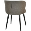 ARNOS solid beech armchair, upholstered