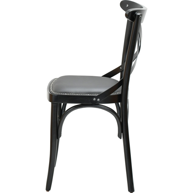 Chaise CROZET-GC hêtre bois courbé  