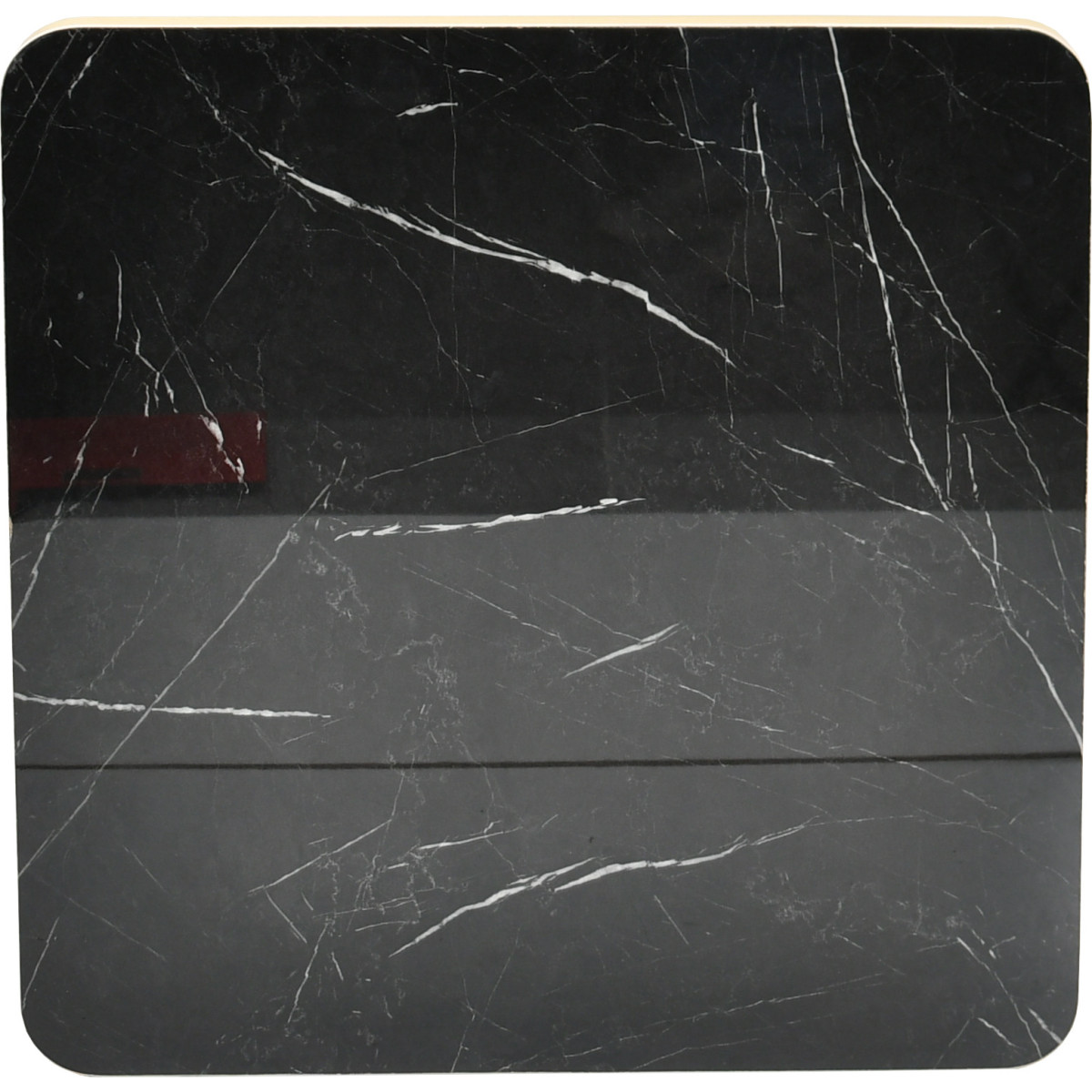 Plateau PELISSANNE chants abs doré mélaminé gloss 