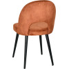 Chaise de restaurant Argancy avec revêtement velours : élégance et confort pour votre espace de restauration.