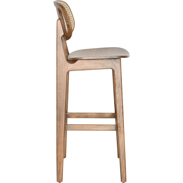 THEZAC gebogen beukenhouten kruk