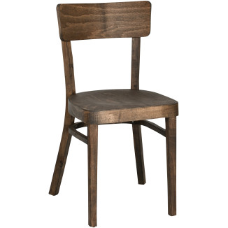 Eetkamerstoel QUISSAC van massief beukenhout, traditionele stijl