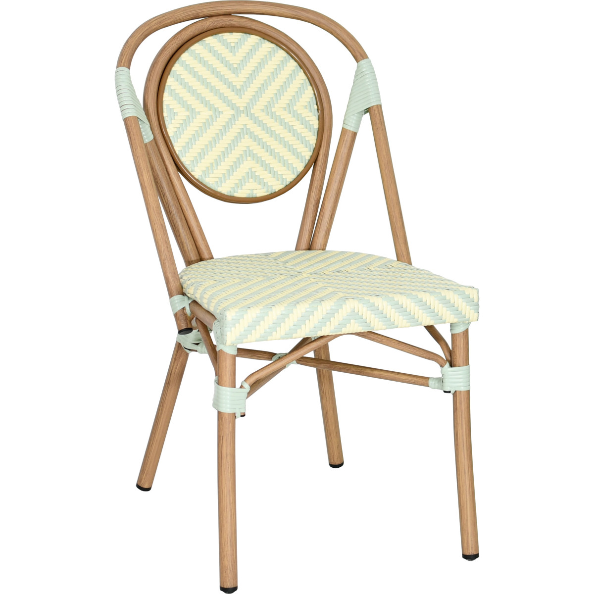 ALBON chair aluminum rattan nylon weave