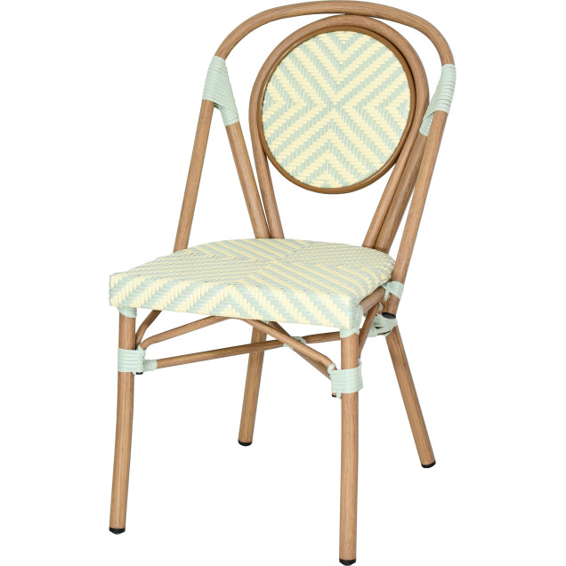 ALBON chair aluminum rattan nylon weave