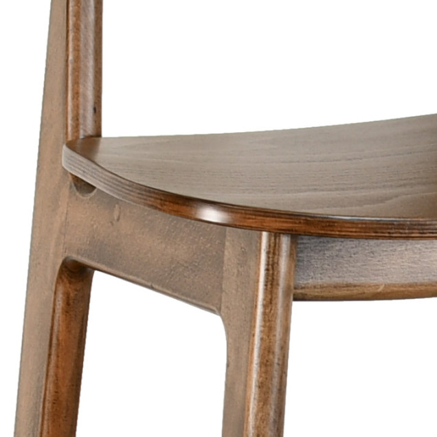 THEZAC solid beech stool