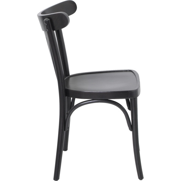PALMETTE Bistro Restaurant Chair, Curved Beech Wood