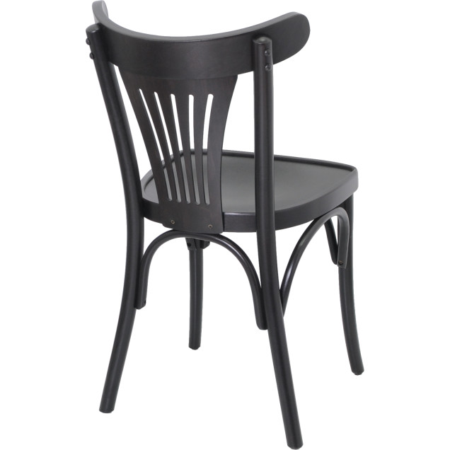Chaise bistrot restaurant PALMETTE hêtre bois courbé