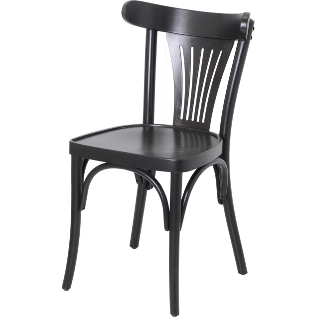 PALMETTE Bistro Restaurant Chair, Curved Beech Wood