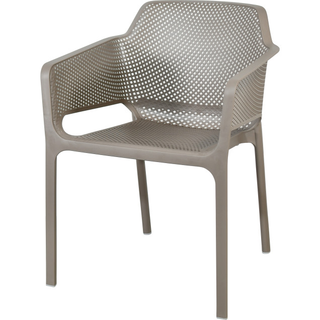 Sillón de terraza NET NARDI polipropileno de una sola pieza