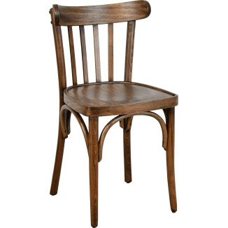 Sedia da bistrot Vernay in legno di faggio curvato, stile Palmette