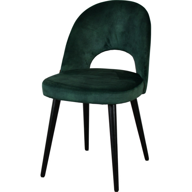 Chaise de restaurant Argancy avec revêtement velours : élégance et confort pour votre espace de restauration.