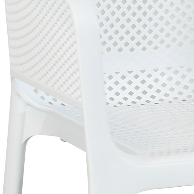 Sillón de terraza NET NARDI polipropileno de una sola pieza