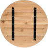 Table top solid oak VERNEGUES 5 interior shades