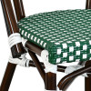CHATILLON Patio Bistro Chair, Aluminum with Nylon-Woven Rattan