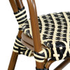 DERCY aluminium rotan fauteuil met nylon vlechtwerk