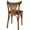 Parisot-GC Bistro Chair, bent beech wood with black PU seat