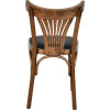 Parisot-GC Bistro Chair, bent beech wood with black PU seat
