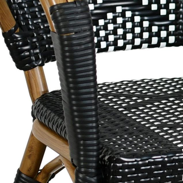 Cabourg bistrot armchair: the stackable armchair with authentic style for CHR professionals.