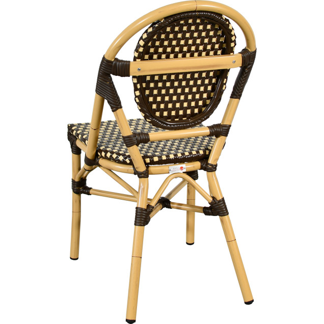 MEAUX Aluminum Rattan Nylon Woven Chair