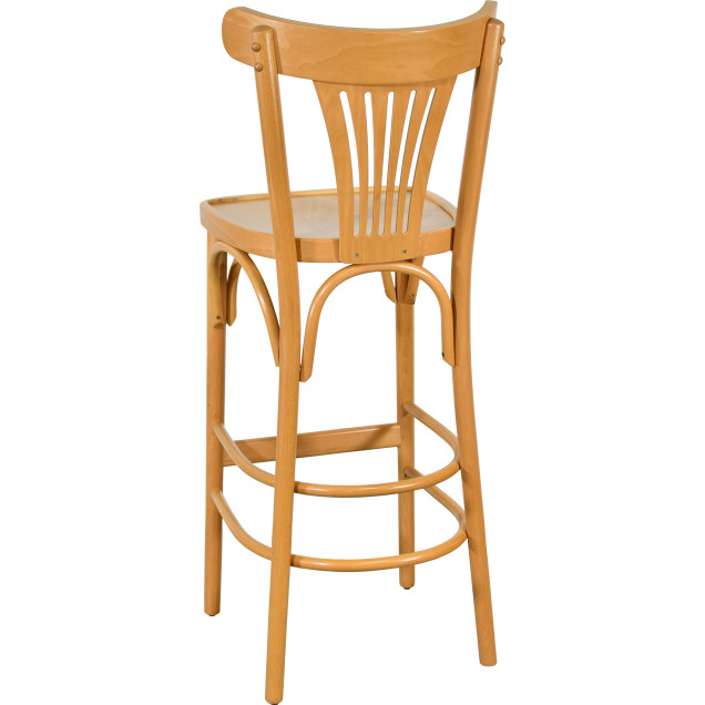 PALMETTE Vintage Bentwood Beech Bar Stool