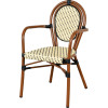 Fauteuil ROUBIA aluminium rotin tressage nylon 