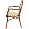 ROUBIA armchair aluminum rattan nylon weave