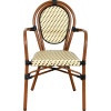 ROUBIA armchair aluminum rattan nylon weave