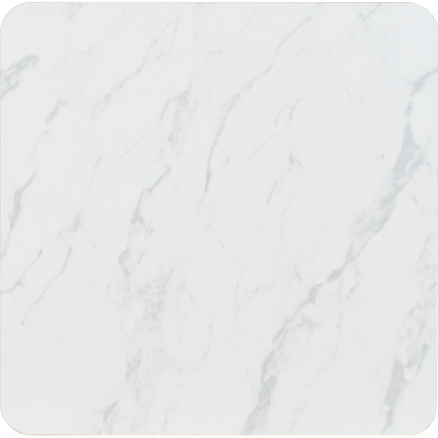  tafelblad  interieur PEROLS, laminaat met goudkleurige marmeren randafwerking