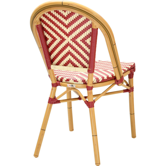 Silla apilable bistro Bernay: la elección ideal para sus terrazas.