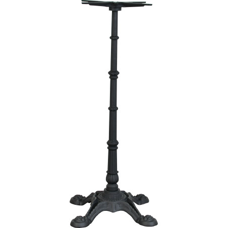 Stand-up table base TRIGUERES HAUT 4 cast iron COULEUR BLACK RAL 9011 ...