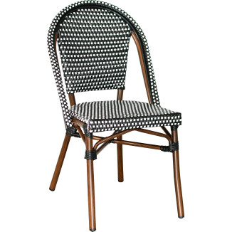 CLERMONT chair aluminum rattan nylon weave