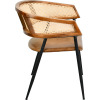 Stalen leren fauteuil MOIRON