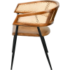 Stalen leren fauteuil MOIRON
