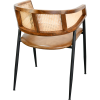 Stalen leren fauteuil MOIRON